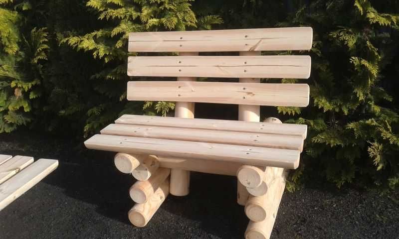 Meble ogrodowe barowe drewniane z drewna. Transport 200 ZŁ