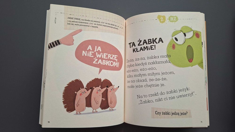 Sprzedam - Książka - Wierszyki ćwiczące języki, rymowanki logopedyczne