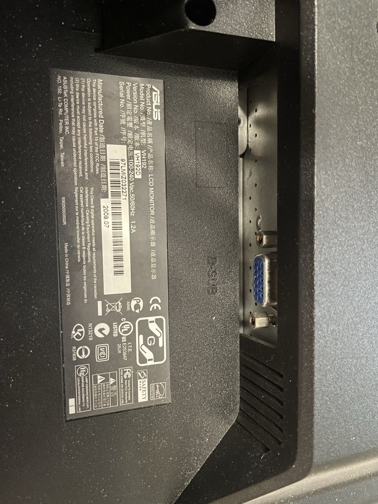 Monitor Asus VH192D