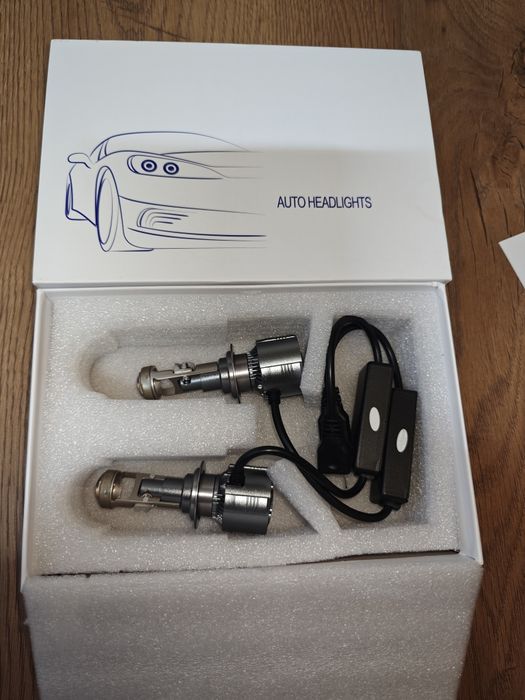 A80 LED  H7 H8 H9 H11 80Вт 12-24v мини линзы міні лінзи. Комплект