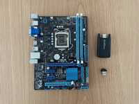 Motherboard Asus B75M-A + Adaptador Wifi+ Adaptador Bluetooth