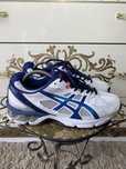 Белые кожаные кеды кроссы кроссовки asics gel netburner professional 9