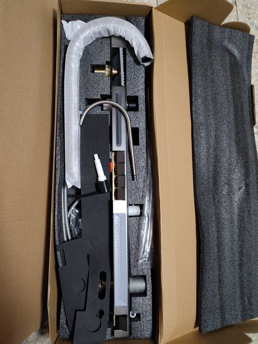 Nowy zlewozmywak jenokomorowy stalowy z ociekaczem