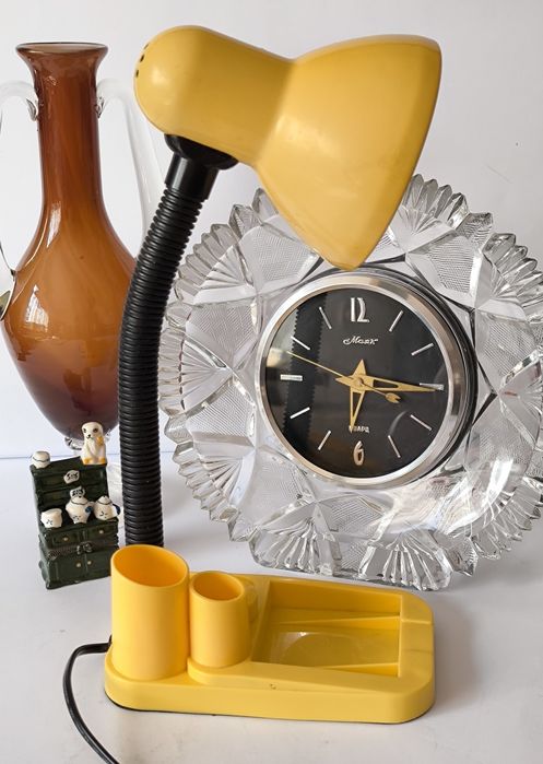 Lampa biurkowa piękna stara PRL