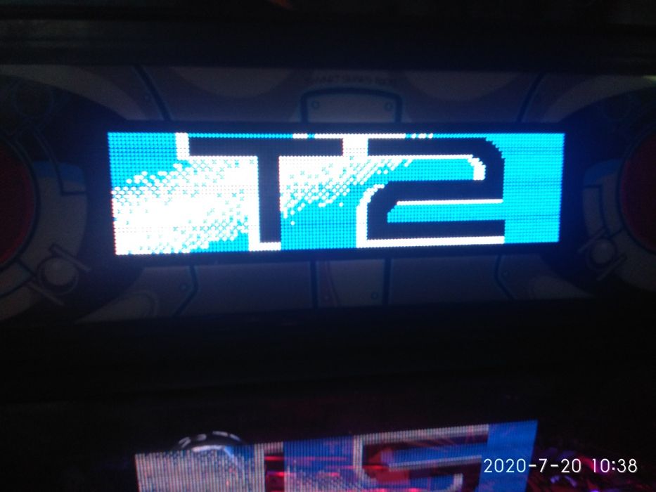 Flipper pinball ecran cores