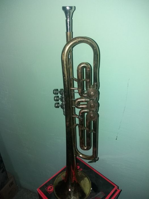 Труба духова , музичний інструмент .