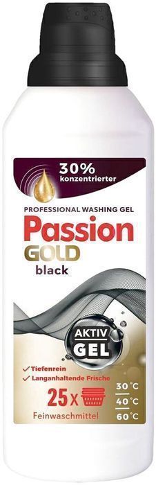 PASSION GOLD Black 25 Prań 1L żel do prania