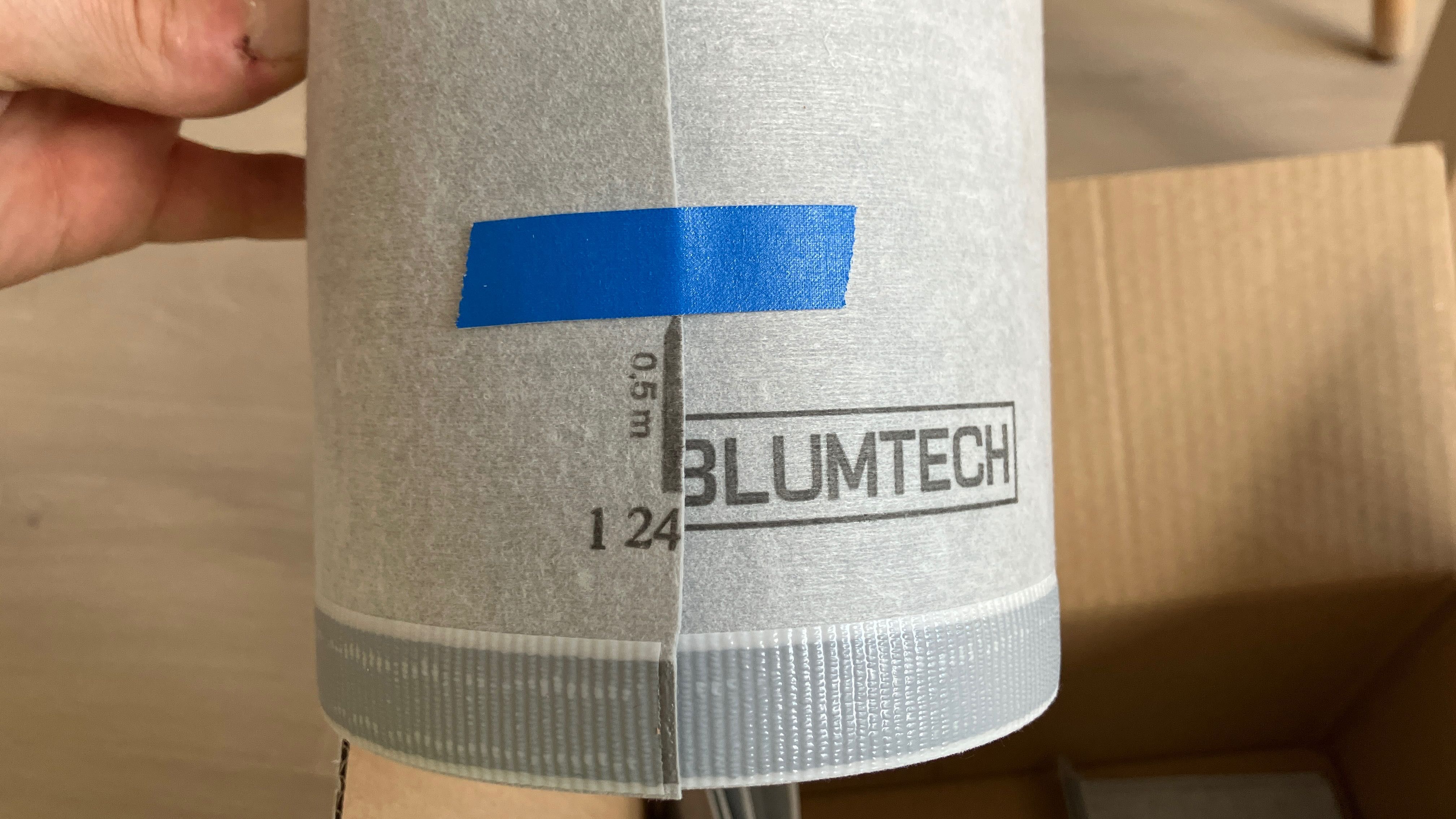 Blumtech zestaw z taśmą uszczelniającą 3D do brodzików prysznicowych