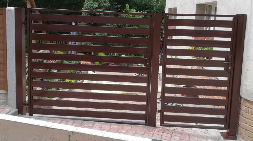 Przęsła ogrodzeniowe bramy