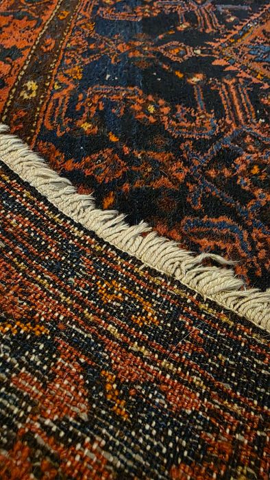 Stary perski dywan wełniany Hamadan 134/208