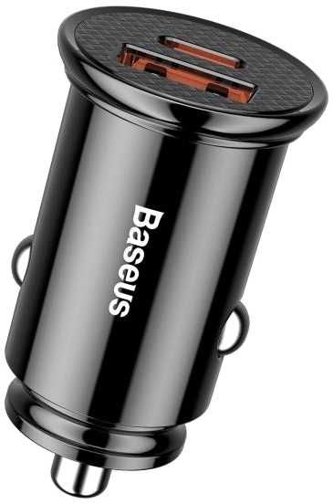 Автомобильное зарядное Baseus USB, Type-C PD 3.0 зарядка в машину