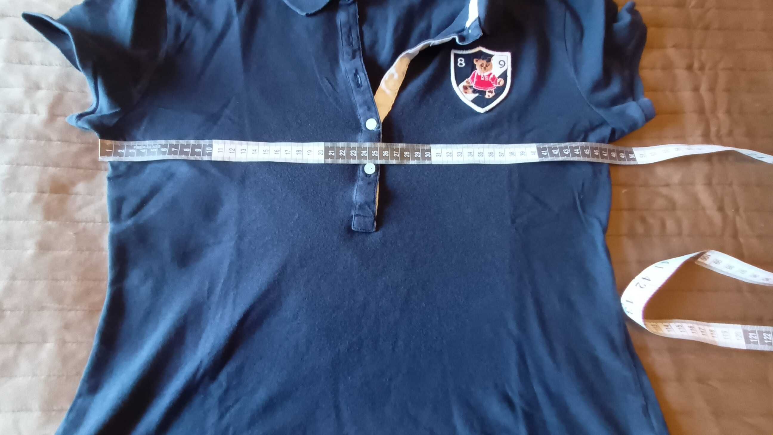Polo  em azul escuro da Sacoor