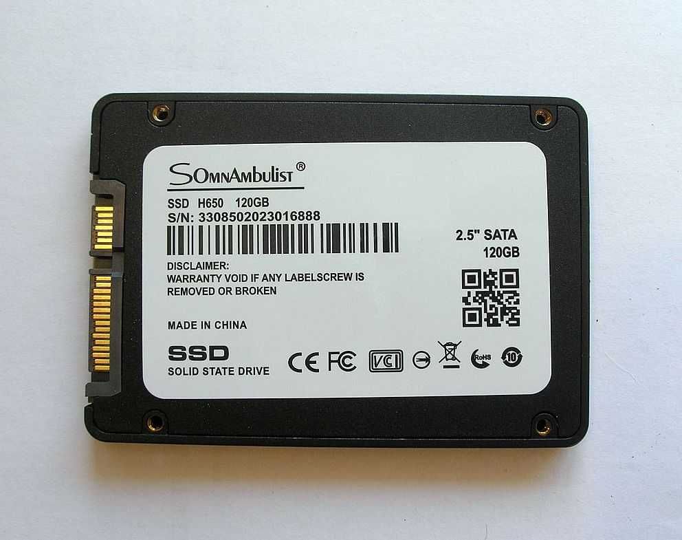 SSD-диски на 120 ГБ (новые)