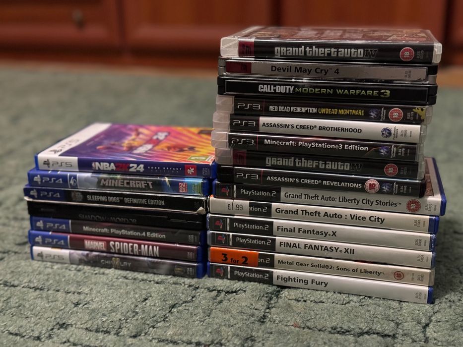 Ігри PS2,PS3,PS4