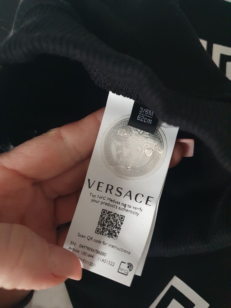 Spodnie dresowe Versace nowe oryginalne 62 cm