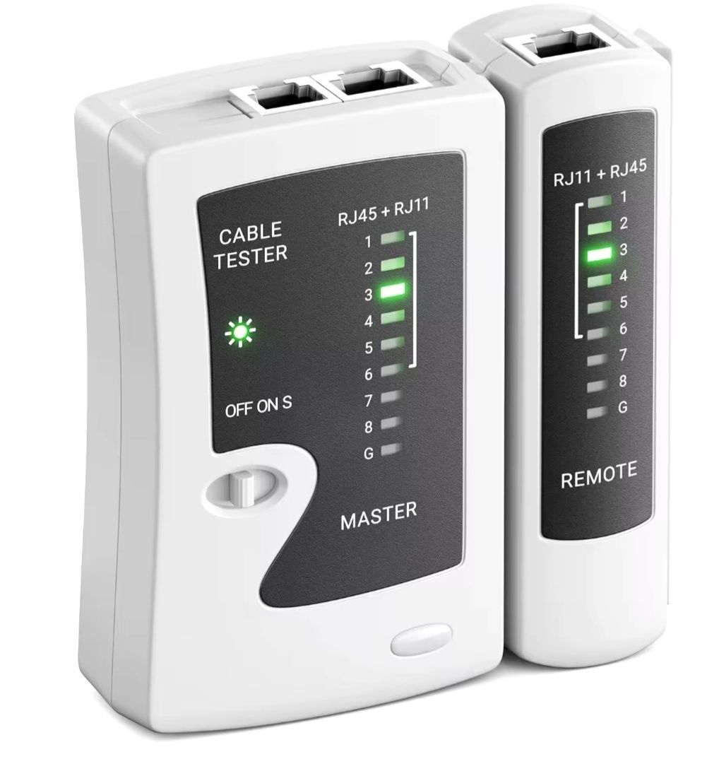 Tester kabli sieciowych lan rj45