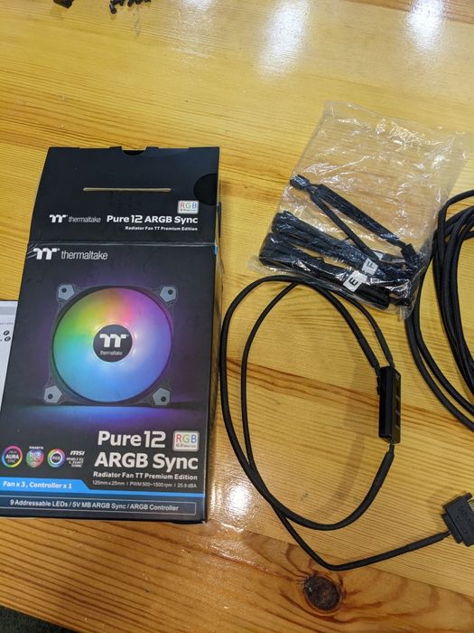 Вентиляторы thermalright 12 pure argb sync, 120мм