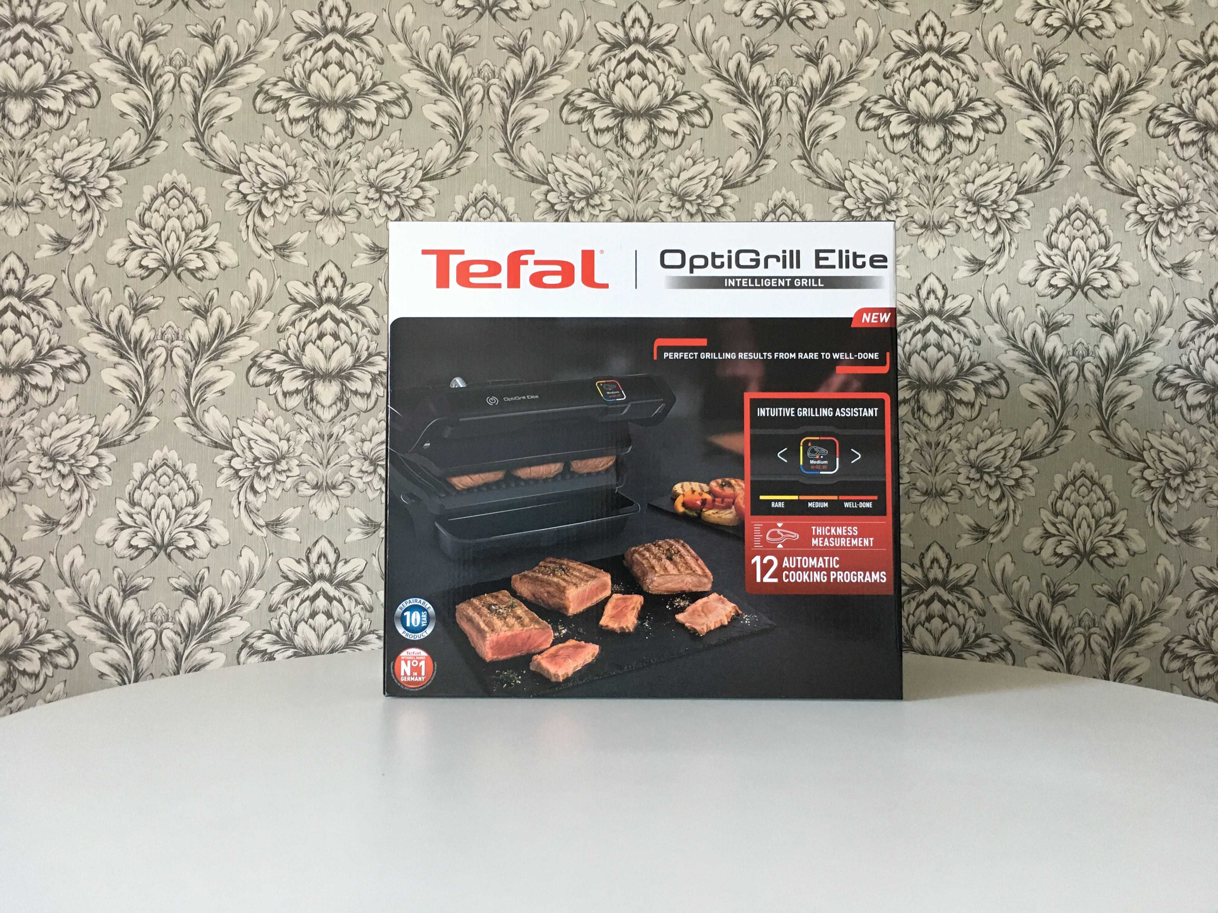 Гриль Tefal OptiGrill Elite GC750830 Нові! Запечатані!