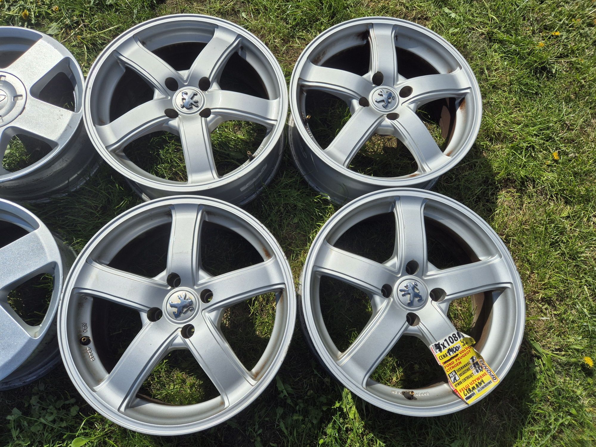 Alufelgi 4x108 17Cali Volvo Ford Peugeot Citroen