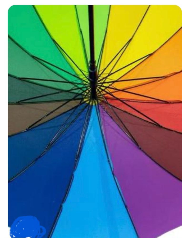 Парасолька Rainbow на 16 спиць, полуавтомат