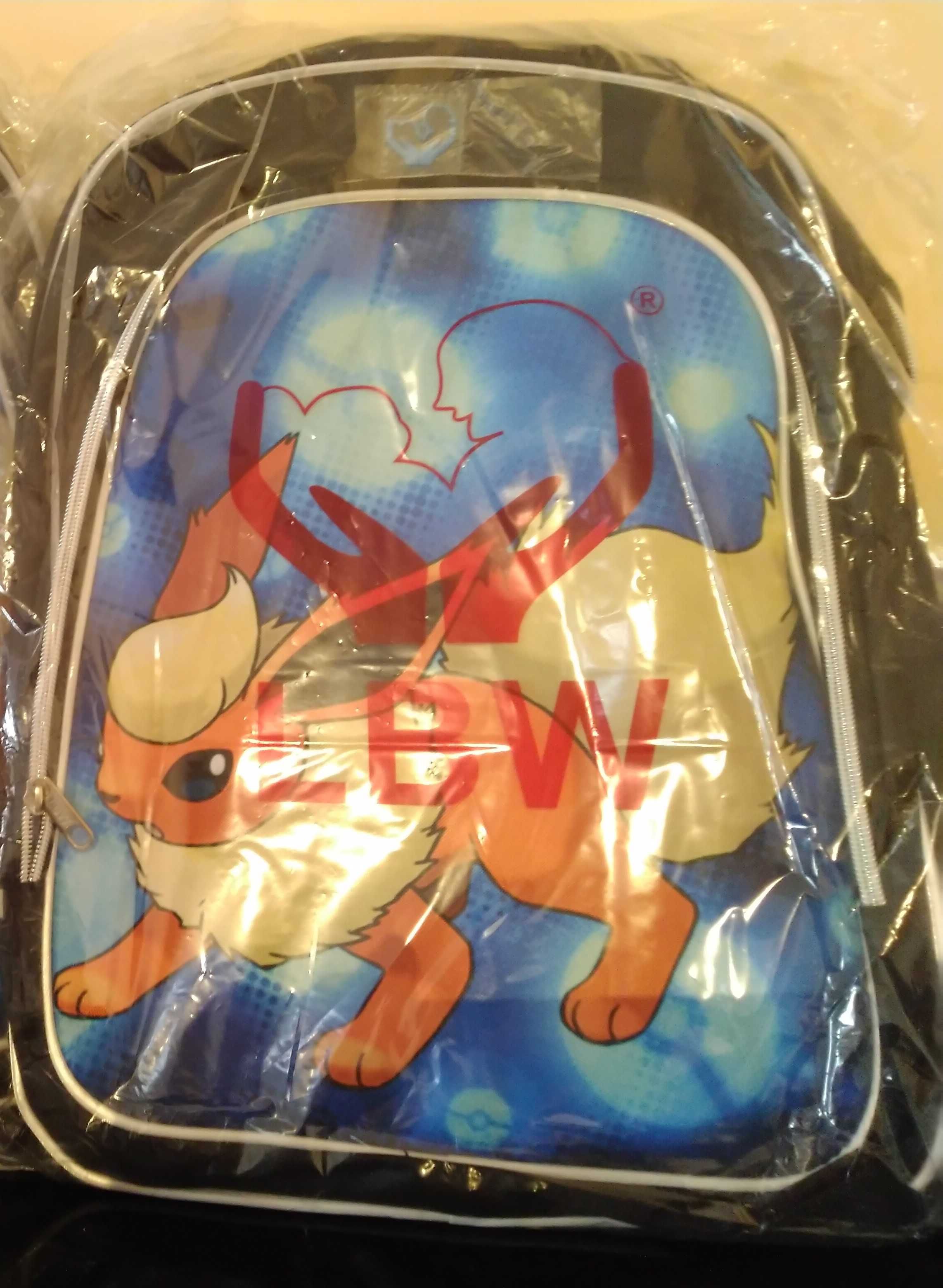 Mochila Escolar Pokémon Flareon - NOVAS