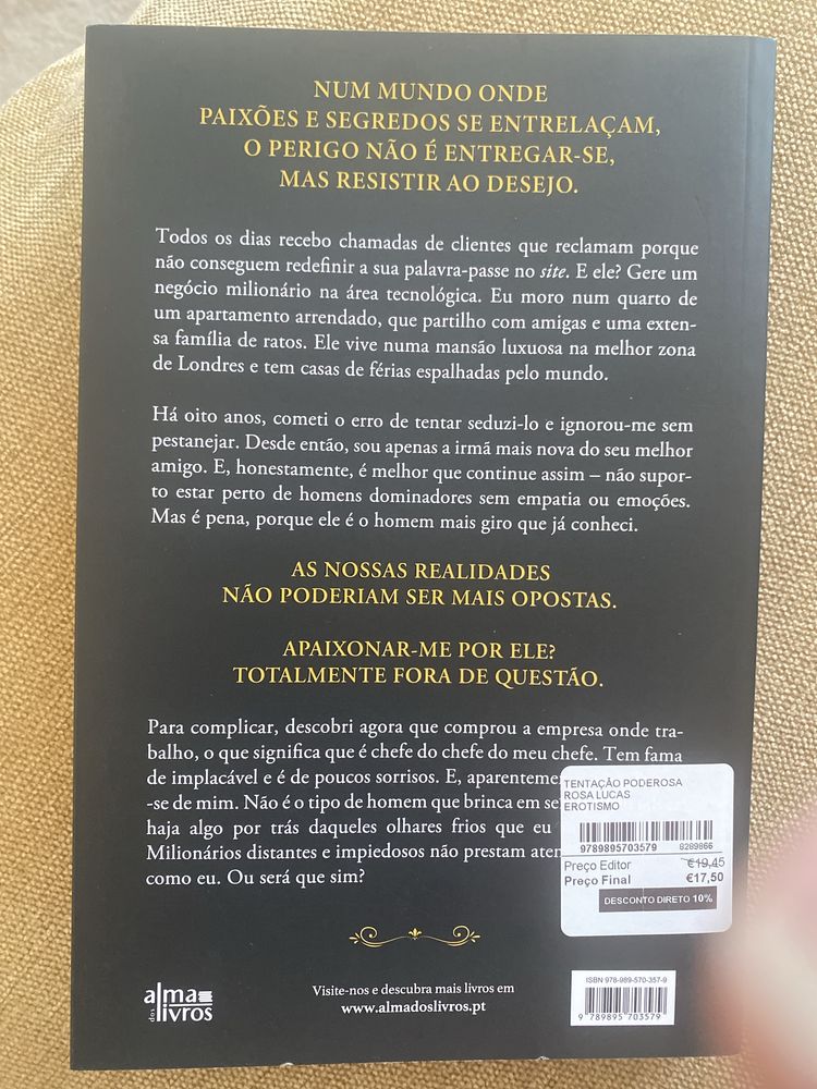 Vendo livro Tentação Poderosa de Rosa Lucas