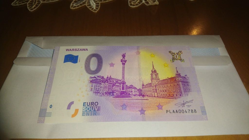 0 Euro Warszawa Banknot