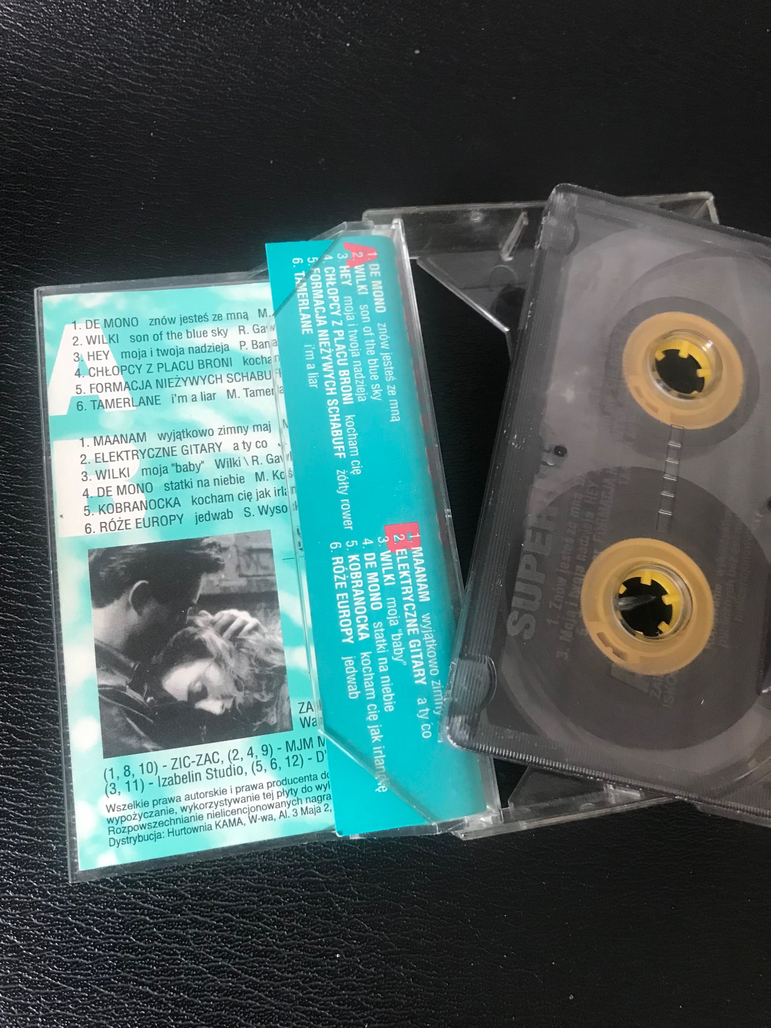 Kaseta magnetofonowa 90’ narvana, super hits 90-93
