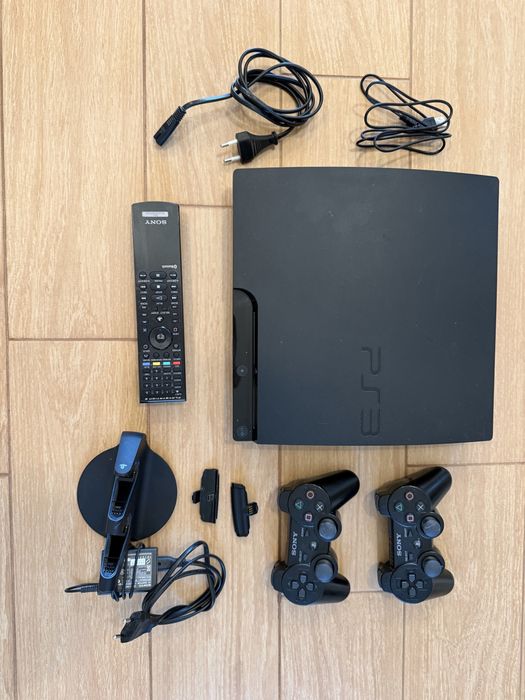 PlayStation 3 Slim – 2 Comandos + 12 Jogos – Excelente Estado