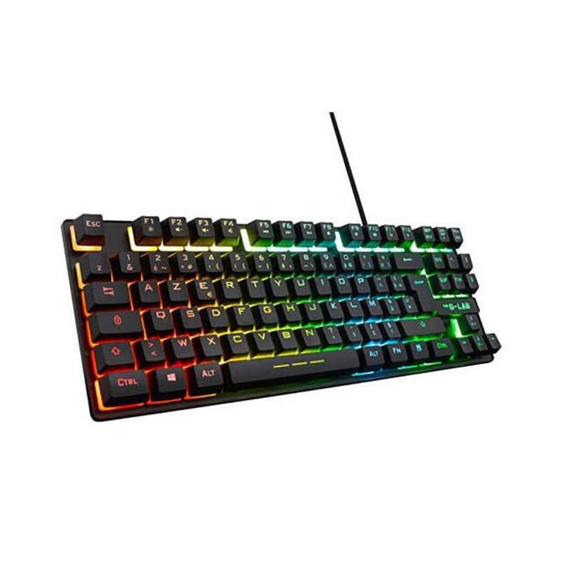 Ігрова G-Lab TKL клавіатура AZERTY підсвітка RGB компакт FR французька