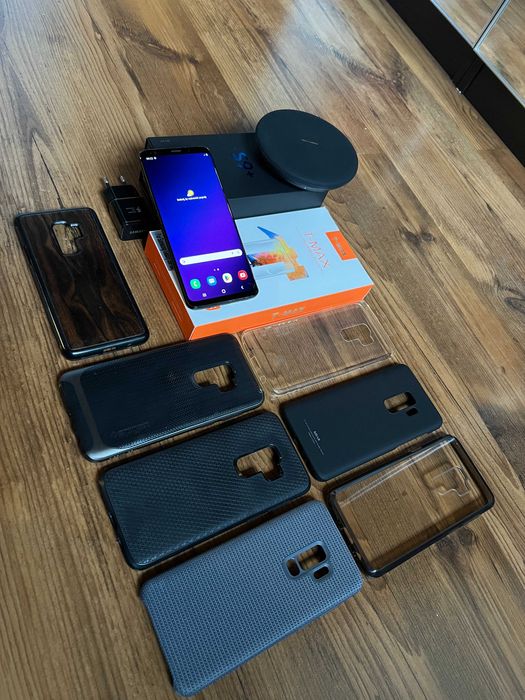Samsung S9+ Duży zestaw, Karta pamięci, stan: Bardzo dobry