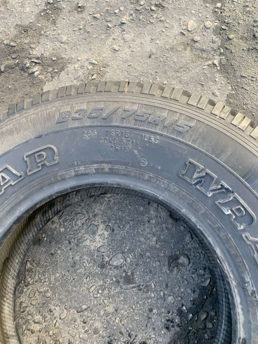 Шинa 235/75 R15 1шт Goodyear всесезон 10мм