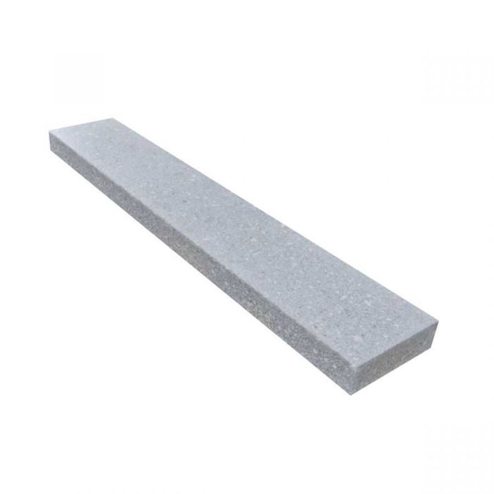 Opornik granitowy obrzeża ogrodowe Fusheng Grey płomień 90-110x6x20 cm