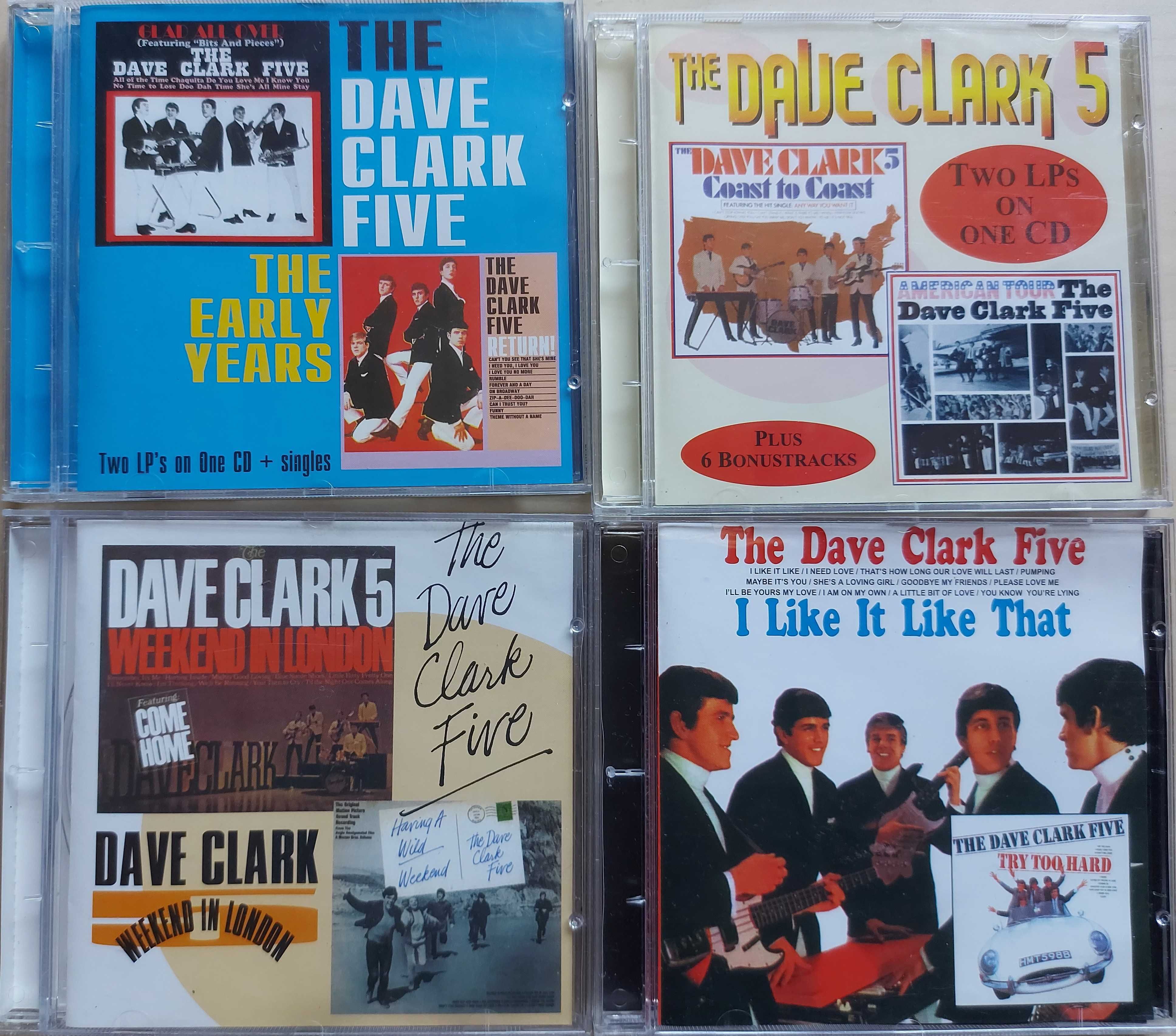 Podwójna płyta CD Dave Clark Five DC5 - The history of Dave Clark Five