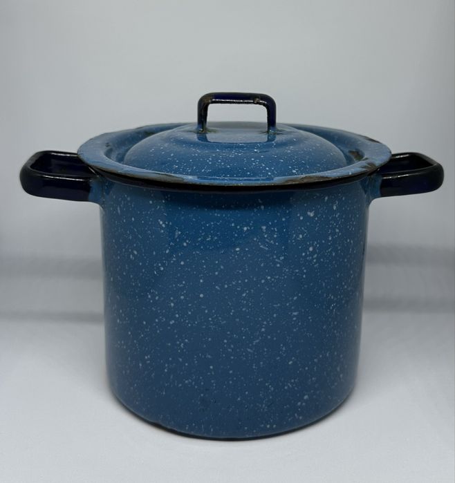 Tacho Esmalte Azul Vintage