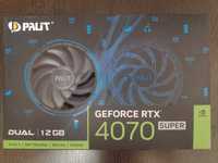 Видеокарта Palit RTX4070 SUPER DUAL 12Gb Новая