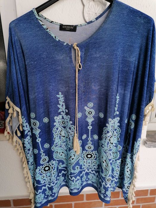 Lote blusas senhora tm 50