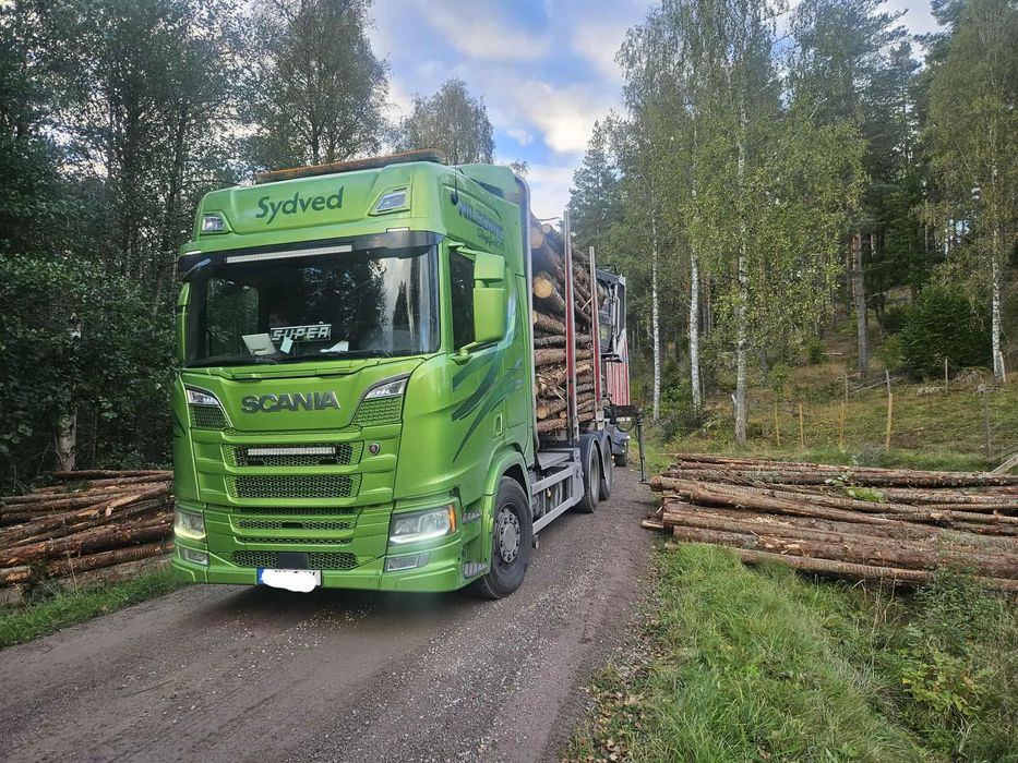 Scania R650  Scania R650 rok 2021 Loglift 96s do drewna lasu 6x4