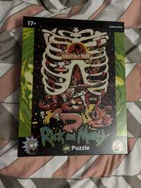 Puzzle 1000 elementów. Rick AND Morty. Anatomy Park Winning Moves