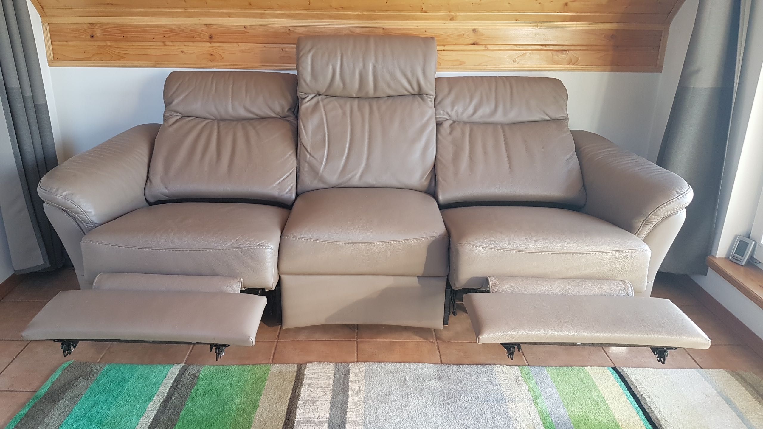 Kler Fantasia Luksusowa sofa 2x sterowanie regulowane zagłówki