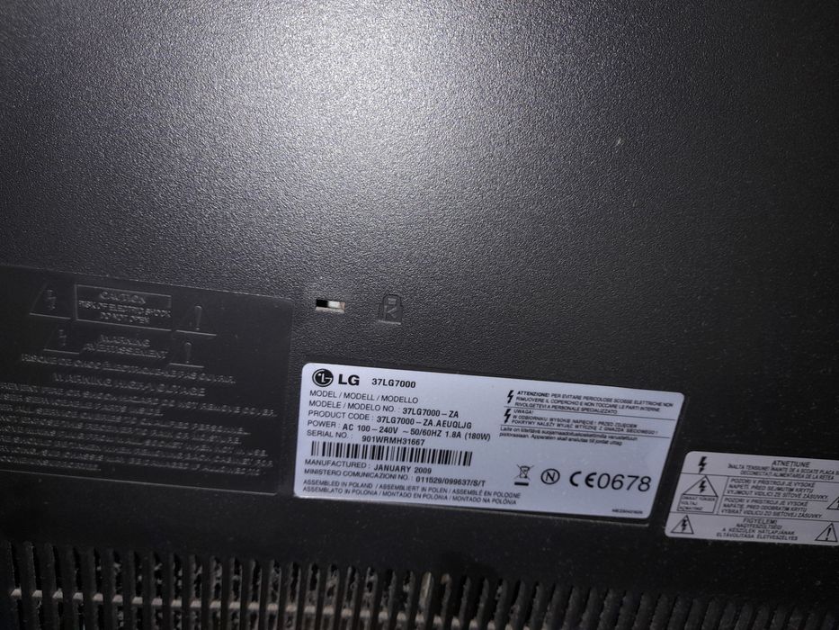 Televisão lg 37lg7000