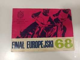 Program żużlowy Finał Europejski 1968
