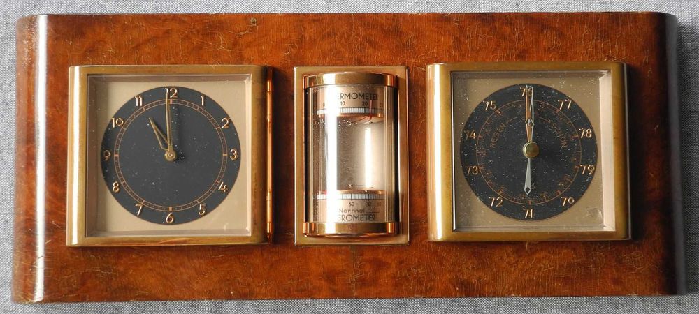 OPTIKER RUHNKE - HANS LUFFT - stacja pogodowa art-deco lata 30. POZNAŃ