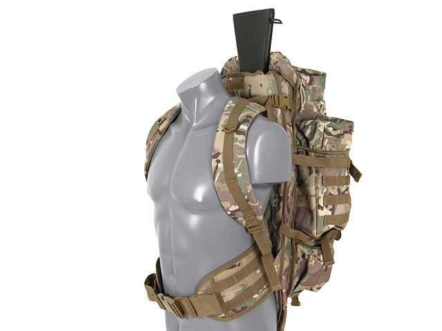 Снайперский рюкзак для оружия 8Fields 40 л мультикам АК АР М4 М16