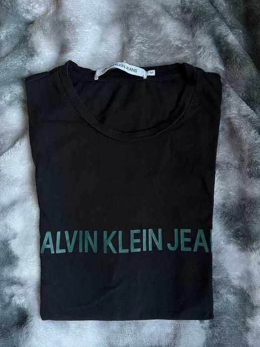 Bluzka koszulka t-shirt z napisem Calvin Klein Jeans