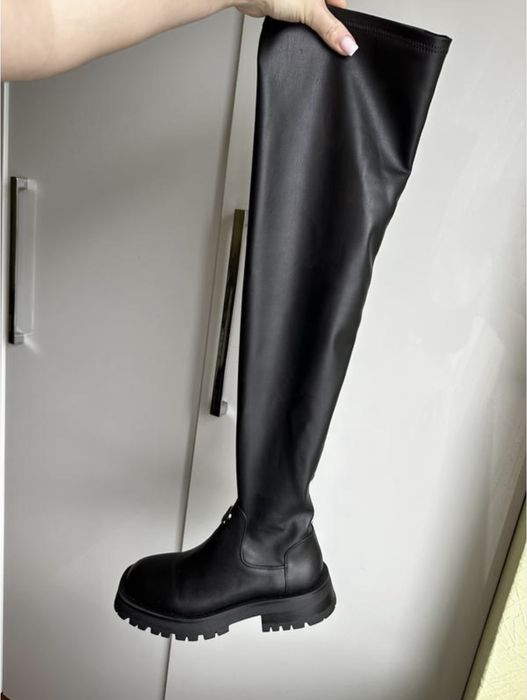 Жіночі ботфорти helena soretti натуральна шкіра