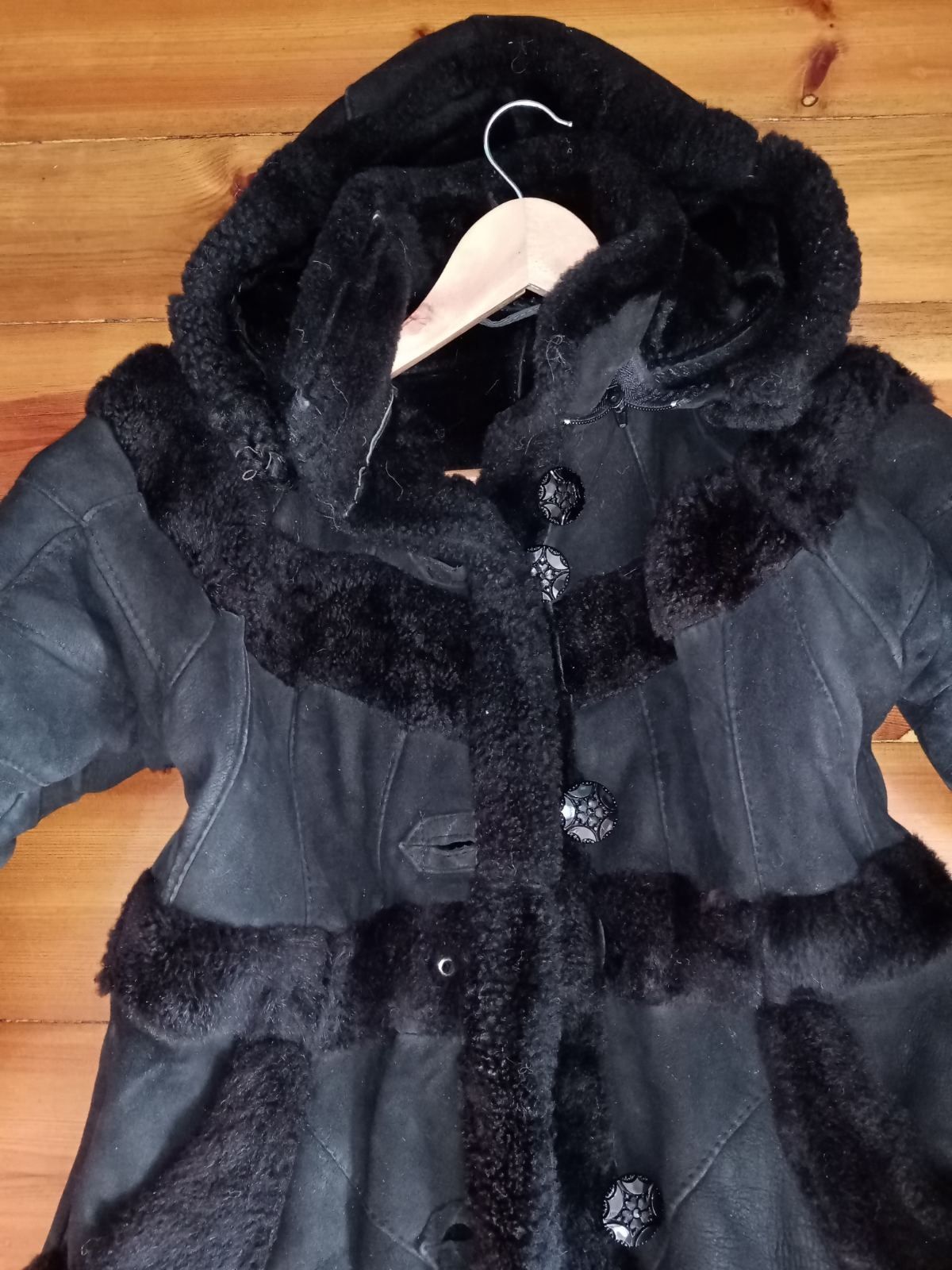 Дубльонка дубленка дитяча натуральна пальто зима тепла куртка детская