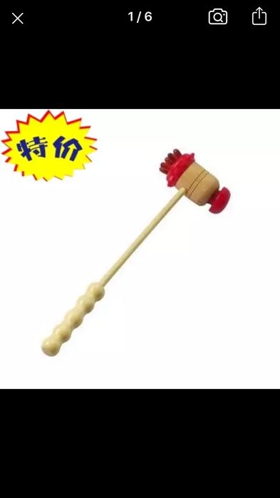 Massageador de martelo feito madeira