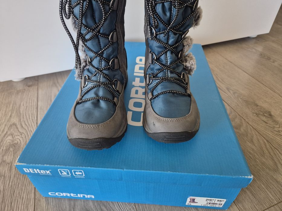 Śniegowce, buty na śnieg Cortina Deichmann rozmiar 35