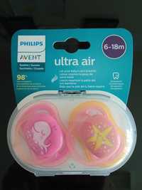 Chupetas Philips Avent ultra air 6-18